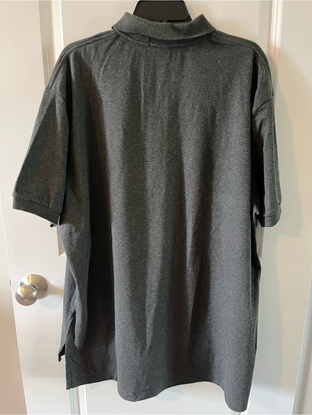 Ralph Lauren Men's Dark Gray Polo with Purple Pony NWT - Picture 5 of 5